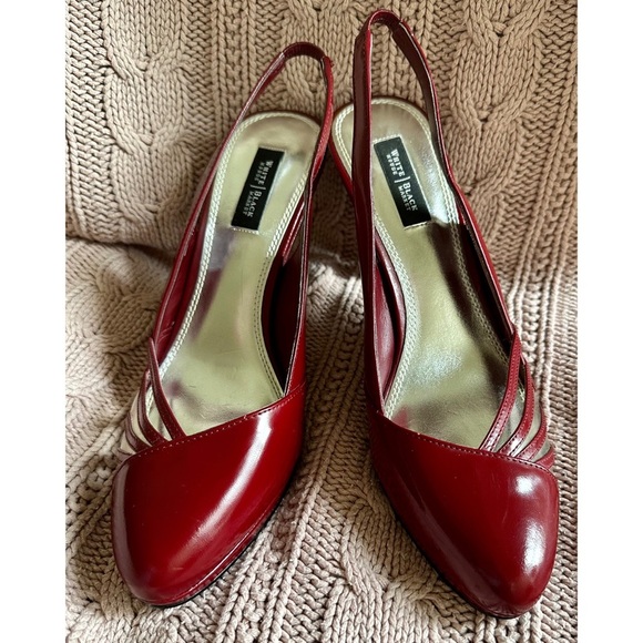 White House Black Market Sophia Heels - Red - Picture 1 of 5